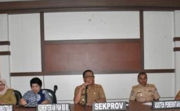 SEKPROV SULBAR AJAK OPD PERBAIKI RB