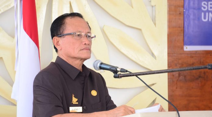 Bupati Hadiri Acara Bimtek Pemenuhan Standar Pelayanan Publik