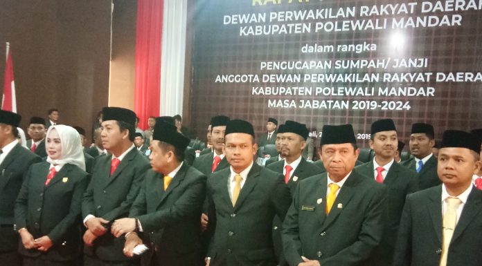 Resmi, 45 Anggota Dewan Perwakilan Rakyat Kabupaten Polewali Mandar Periode:2019/2024
