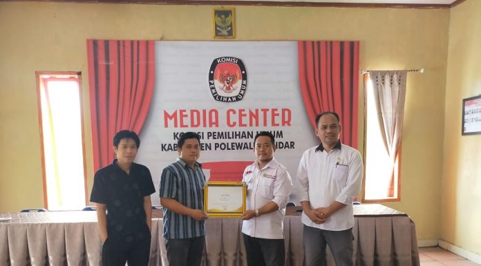 KPU Polman, Apresiasi Penyelenggara Adhoc Pemilu 2019