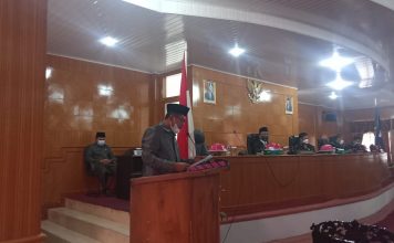 Paripurna DPRD Mamasa, Minta Fokus Perbaikan Jalan