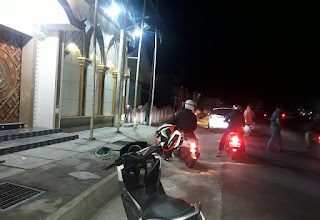 Polsek Dan Koramil Kec. Campalagian Amankan Sejumlah Motor Pada Saat Razia