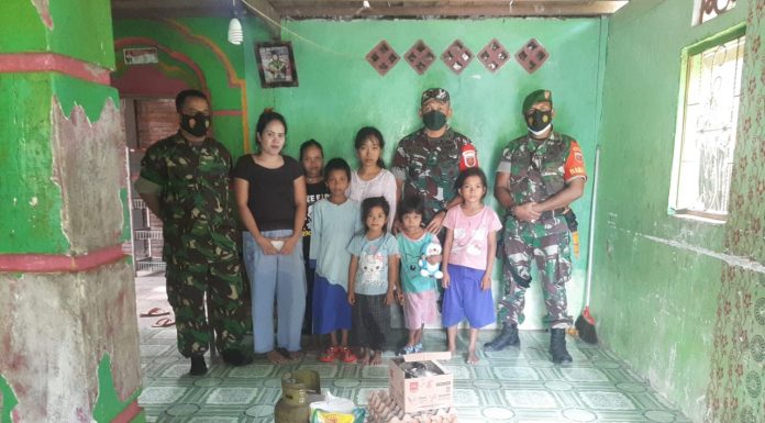 Dandim 1402 Polman Sambangi Gadis 19 Tahun Yang Hidupi 4 Adiknya