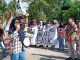 Puluhan Warga Demo Menuntut Kepala Desa Lekopadis Mundur Dari Jabatannya