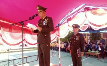 Peringati Hari Pahlawan Nasional Tahun 2022 Kodim 1402 Polman Jadi Irup di SMK Balanipa