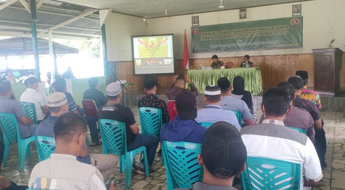 Kodim 1402 Polman Gelar Komunikasi Sosial Dengan Komunitas