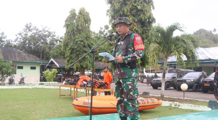Rawan Bencana, Kodim 1402 Polman Gelar Apel Siaga Bencana