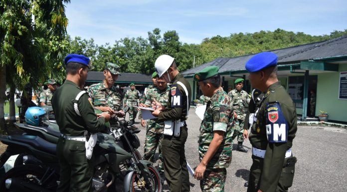 Prajurit Kodim 1402 Polman Dan Kodim 1428 Mamasa Terima Sosialisasi Gaktib Dan Yustisi Dari Denpom XIV/2 Pare – Pare