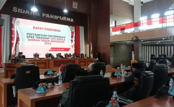 DPRD Polman Gelar Paripurna LKPJ Bupati Tahun 2022