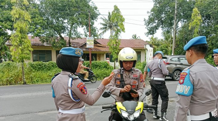 Polres Polman Sita 12 Kendaraan Personil Dalam Penertiban Ops Patuh Marano