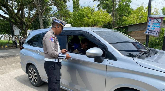 Operasi Zebra Marano 2024, Sat Lantas Polres Polman