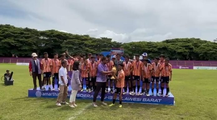 Soeratin Zona Sulbar Berjalan Lancar, PJ Bupati Polman Semoga Sepak Bola Di Polman Makin Maju