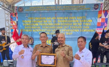 2, 6 Ton Sampah Lapas Jadi Uang , Pemkab Polman Raih Penghargaan di Hari Bhakti Pemasyarakatan ke-61