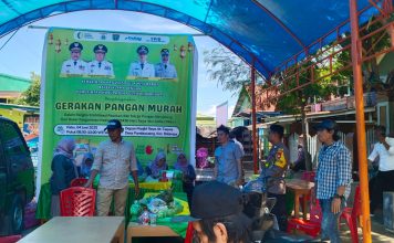 Polsek Tinambung Pengamanan di Kegiatan GPM Jelang Hari Raya Idul Adha 1446 H