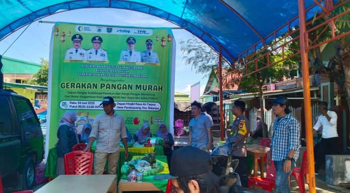 Polsek Tinambung Pengamanan di Kegiatan GPM Jelang Hari Raya Idul Adha 1446 H
