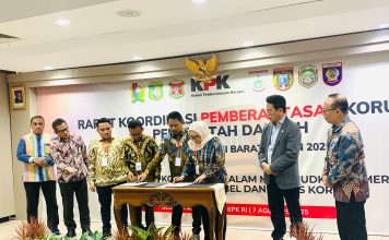 Bupati Polman dan Ketua DPRD Hadiri Rakor Pemberantasan Korupsi Wilayah Sulbar di Gedung KPK RI