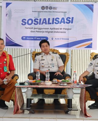 Imigrasi Polewali Mandar Sosialisasikan M-Paspor dan Pelindungan PMI di Mamasa