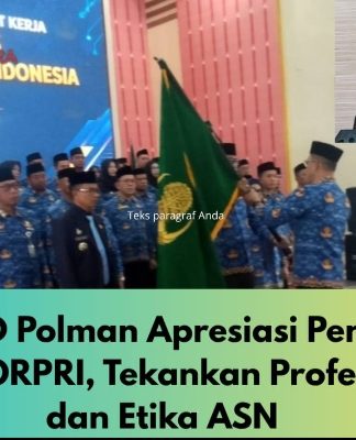 Ketua DPRD Polman Apresiasi Pengukuhan Pengurus KORPRI, Tekankan Profesionalisme dan Etika ASN