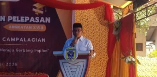 Bupati Polman Hadiri Pelepasan Siswa SMK Campalagian, Tegaskan Pendidikan Kunci Kemajuan Daerah