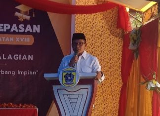 Bupati Polman Hadiri Pelepasan Siswa SMK Campalagian, Tegaskan Pendidikan Kunci Kemajuan Daerah
