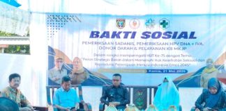 HUT IBI ke-75 di Polman, Bidan Gelar Baksos Pelayanan Kesehatan Terpadu