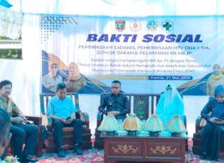 HUT IBI ke-75 di Polman, Bidan Gelar Baksos Pelayanan Kesehatan Terpadu
