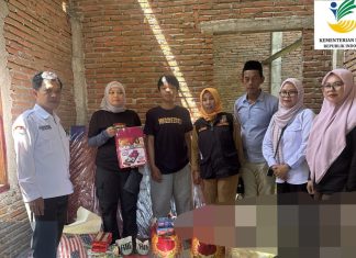 16 Keluarga Siswa Sekolah Rakyat di Tutar Terima Bantuan ATENSI Kemensos RI