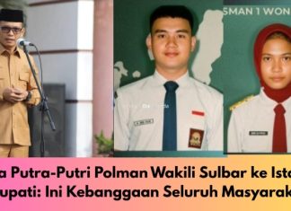 Dua Putra-Putri Polman Wakili Sulbar ke Istana, Bupati: Ini Kebanggaan Seluruh Masyarakat