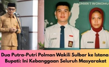 Dua Putra-Putri Polman Wakili Sulbar ke Istana, Bupati: Ini Kebanggaan Seluruh Masyarakat