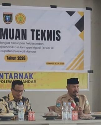 70 P3A di Sembilan Kecamatan Polman Terima Program Rehabilitasi Irigasi, Cakup Hampir 5.000 Hektare Lahan Pertanian