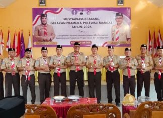 Muscab Pramuka Polewali Mandar Berlangsung Dinamis, Nursaid Mustafa Terpilih Pimpin Kwarcab