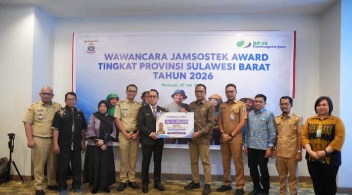 Pemkab Polewali Mandar Raih Juara II Jamsostek Award 2026 Tingkat Provinsi Sulawesi Barat