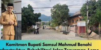 Komitmen Bupati Samsul Mahmud Benahi Infrastruktur, Rehabilitasi Jalan Tonyaman–Lemo Segera Dimulai