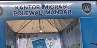 Imigrasi Polman Perkuat Layanan Jemput Bola, Hadirkan Pasporia di Event RUN Majene