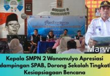 Kepala SMPN 2 Wonomulyo Apresiasi Pendampingan SPAB, Dorong Sekolah Tingkatkan Kesiapsiagaan Bencana