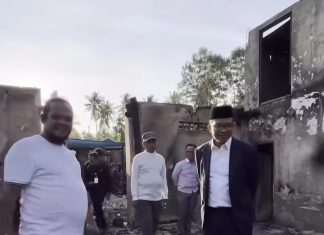 Bupati Polman Kunjungi Korban Kebakaran di Campalagian, Imbau Warga Tingkatkan Kewaspadaan