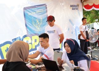 Semarak HUT RI ke-81, Imigrasi Mamuju Hadirkan Layanan ‘Pasporia’ di Car Free Day