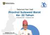 Selamat Hari Jadi Sulbar Ke 22 Tahun 2026