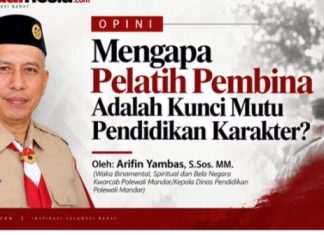 Arifin Yambas: Pelatih Pembina Kunci Mutu Pendidikan Karakte