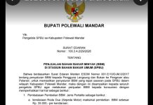 Bupati Samsul Mahmud Tegaskan Aturan Pengisian BBM, SPBU Pelanggar Terancam Sanksi