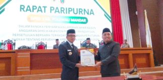 Perubahan APBD Polman 2026 Disepakati, Pendapatan Naik Rp85,6 Miliar dan Belanja Bertambah Rp109,1 Miliar