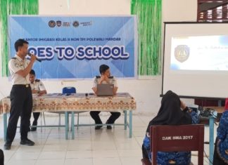 Imigrasi Goes to School, Pelajar SMA Negeri 1 Mambi Dapat Edukasi Keimigrasian