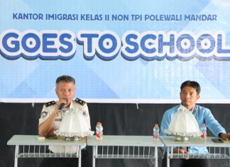 Imigrasi Polewali Mandar Edukasi Siswa MAN 1 Majene tentang Layanan dan Aturan Keimigrasian