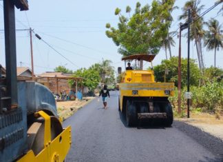 Jalan Tabri Wonomulyo Diaspal, Akses Warga ke Pasar dan Sekolah Makin Mudah