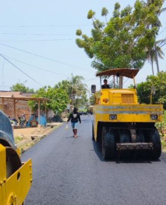 Jalan Tabri Wonomulyo Diaspal, Akses Warga ke Pasar dan Sekolah Makin Mudah