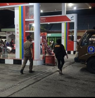 Satgas BBM Polman Tertibkan Aktivitas Pelansir di SPBU Campalagian